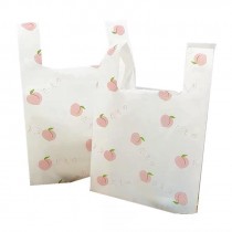【預購】人間水蜜桃．療癒系超實用印花塑膠提袋～４種尺寸