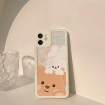 【預購】兔子與熊熊．甜妹風格 iphone手機殼軟殼